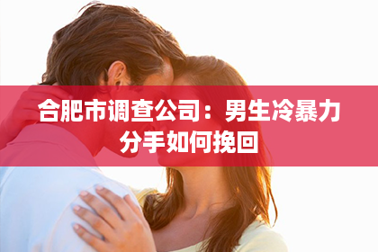 合肥市调查公司：男生冷暴力分手如何挽回