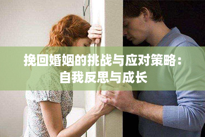 挽回婚姻的挑战与应对策略：自我反思与成长